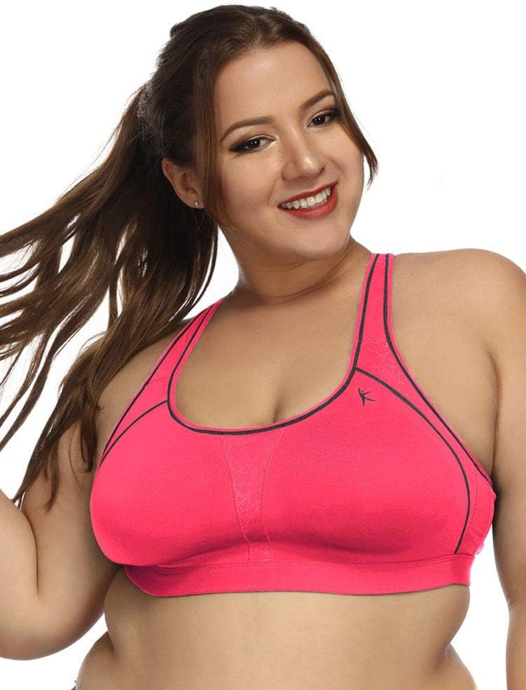 Phonallo Women Sports Bras - High Impact Workout Gym Activewear Bra