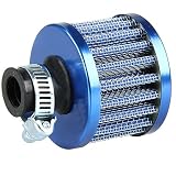 ESUPPORT Universal 12mm Mini Blue Cone Cold Air Intake Filter Turbo Vent Breather Car