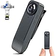 Mini Body Camera 2025 Upgrade 1080P HD Portable Bodycam with 4 in 1 Card Reader for iPhone/ipad/Android/Mac/Computer, Built-in 64GB Card, Night Vision and Motion Detection 6H Auto Overwrite 1000mA