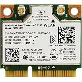 POINWER 7260HMW 7260AC WiFi Card, Mini PCI-E, Bluetooth 4.0 | 7260HMW 7260AC, 867Mbps 802.11ac notebook module, supports Windows 7/8/10 and Linux; not for Lenovo or HP