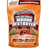 Spectracide Fire Ant Shield Mound Destroyer Granules 7 Lb | Fire Ant Killer Kills Queen &amp; Colony in 24 Hours, Use Outdoors, Limits Formation of New Mounds &amp; Starts to Kill in Minutes