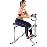 Marcy Squat Rider Machine for Glutes and Quads Workout XJ-6334, Silver & Black