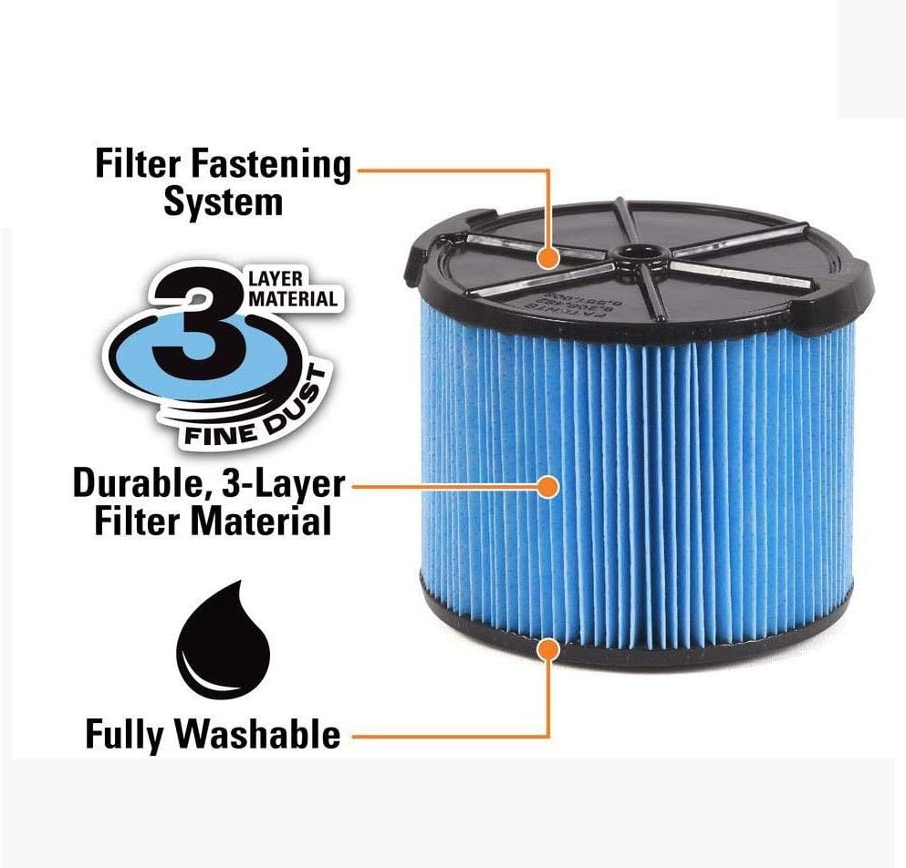 Ximoon filter replace VF3500 3-Layer Wet/Dry Vacuum Dust Filter for WD4050 3 to 4.5 Gallon Vacuums: Appliances
