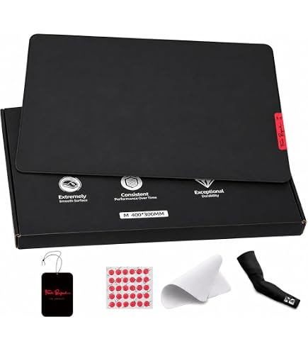 Amazon.com: PWNAGE Ultra Glide Tempered Glass Mat: Super Smooth