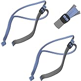 Tegneo Airfit P10 Headgear Strap, Latest Version Replacement Headgear Compatible with Airfit P10 & Airfit N30 CPAP Supplies, Quick-fit Design, Soft Elastic Material, 2-Pack