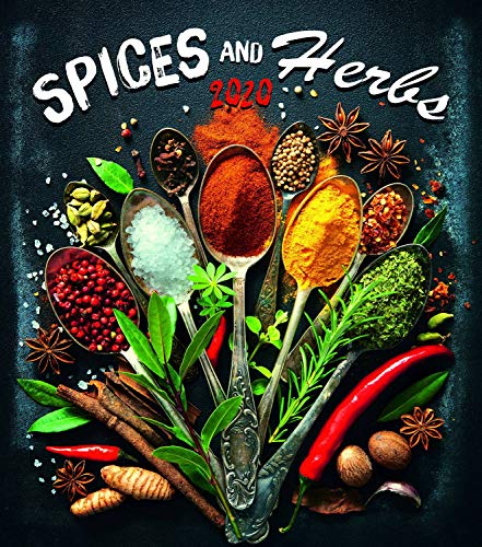 Herbs and spices Calendar - Calendars 2019 - 2020 Wall Calendar - Photo Calendar - 12 Month Calendar by 