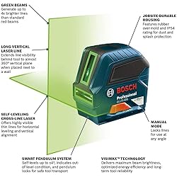 Bosch GLL75-40G Outdoor Self Leveling Cross Line