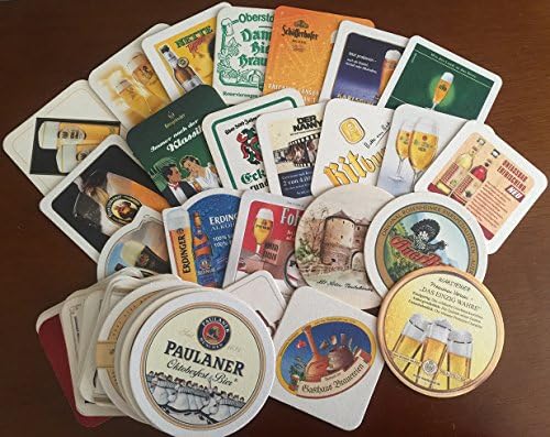 New Authentic German Beer Coasters Set of 50