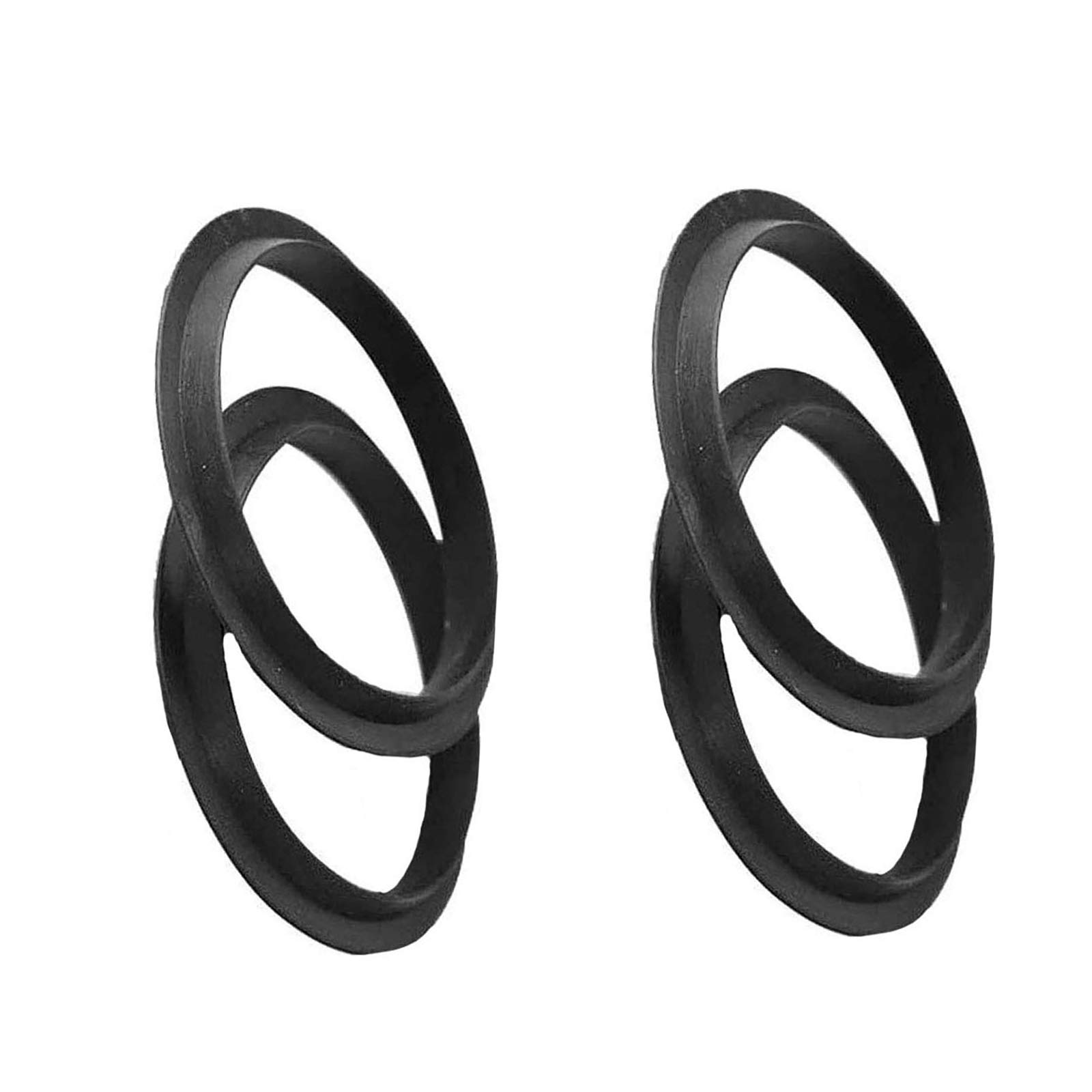 HUI JIN Nitrile O-Rings, 39mm OD 32.5mm ID, Pack of 4, Black