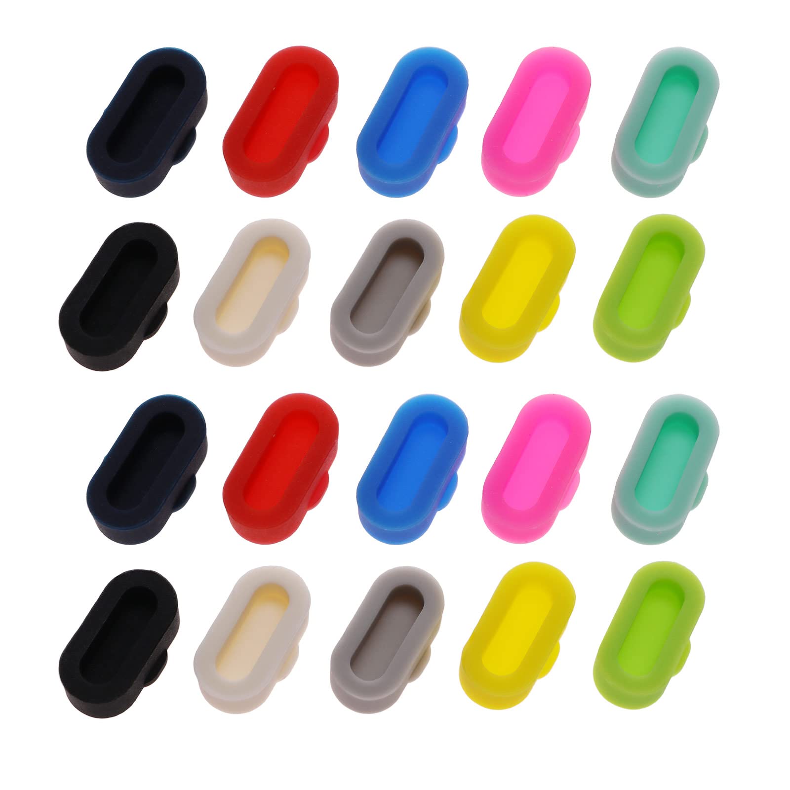 YINETTECH 20PCS Charger Port Silicone Dust Cover Compatible with Garmin Fenix 5/5S/5X/5S Plus/5 Plus/5X Plus Vivoactive 3/3 Music Vivosport Forerunner 945/24635 Apperunner