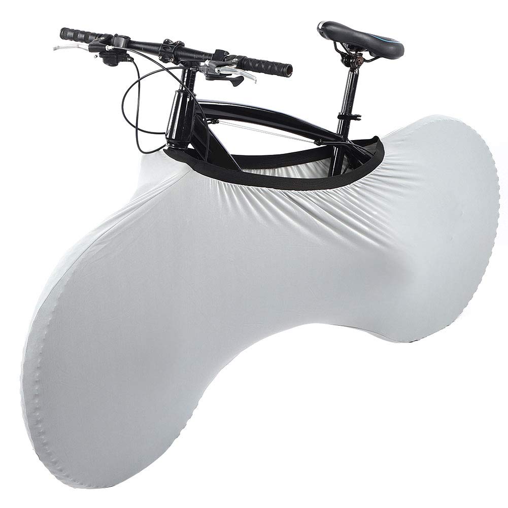 Bike Wheel Cover, Dustproof Indoor Elastic Protection Wheel Storage Bag Lightweight Secure Fit for Mountain Road Cyclists Indoor Garage Storage Post-Ride Maintenance Off-Season Bike Care