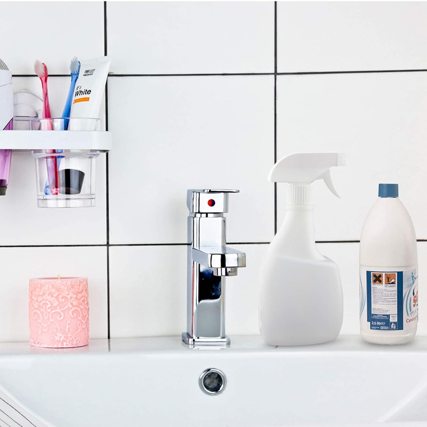 Empty Spray Bottles 4 Pack 16 Oz, Reusable Plastic Spray Bottle Water Sprayer with Measurements and Adjustable Nozzle for Cleaning Solutions, Plant Watering, Auto Detailing, BBQ, Bathroom and Kitchen: Industrial & Scientific