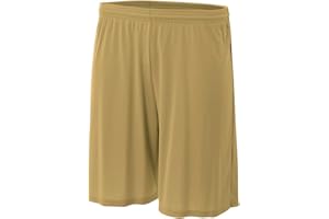 A4 SPORTSWEAR Athletic Performance All Sports Shorts Moisture Wicking, UPF 30+, No Pockets (14 Colors, Youth 6" & Adult 7" & 9")