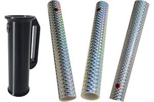 SPEARFISHING WORLD Spearfishing Tubular Throw Flashers for Wahoo, King Fish, and All Pelagics Pack of 3 Reflective Fishing Flashers