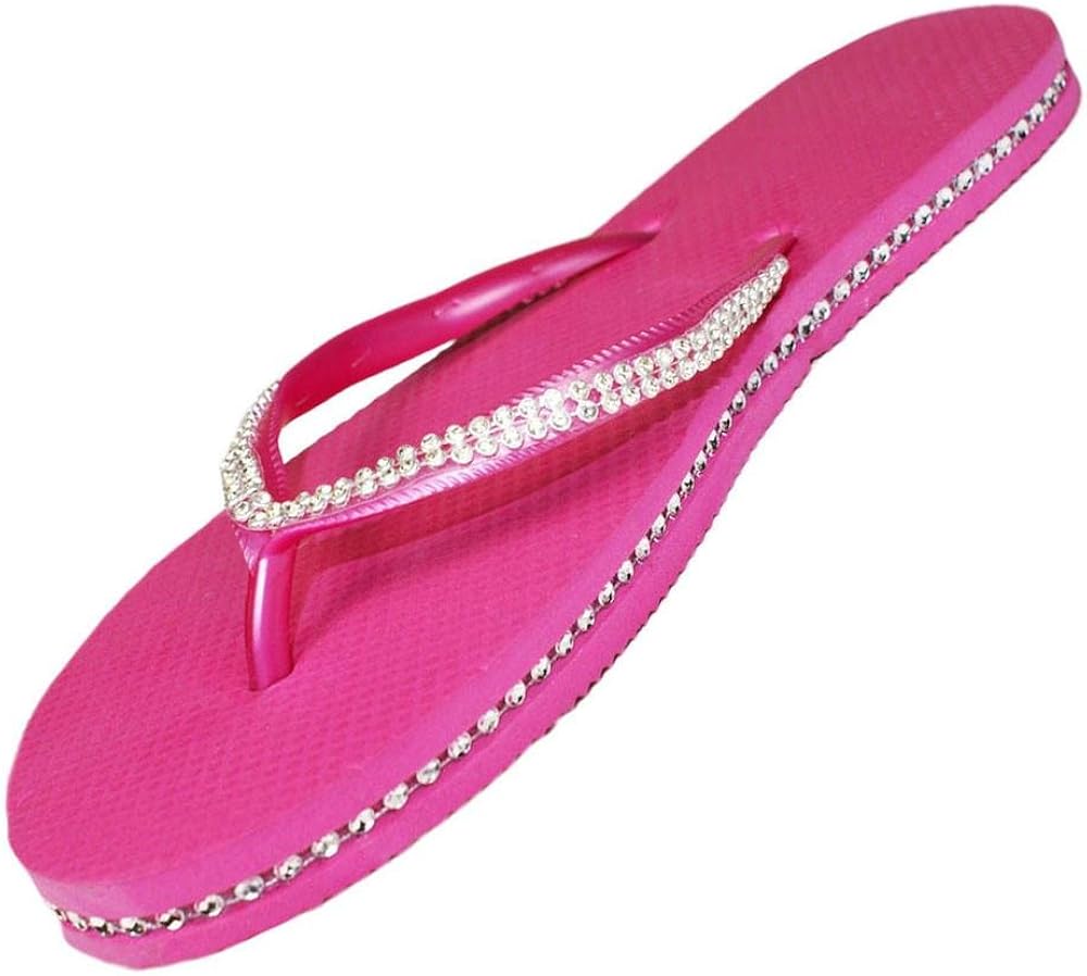 diamante flip flops