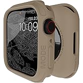 elkson Compatible with Apple Watch 45mm Bumper Case, Quattro Series Rugged Case for Apple Watch and iWatch Series 9 8 7, Military Grade Durable Protective Cover, Flexible Shockproof, Desert Tan