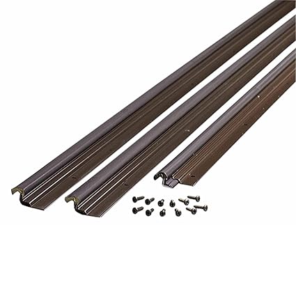 M-D Building Products 87783 Compression Weather Stripping with Aluminum Stop, 36-by-84 Inches, Bronze by M-D Building Products (English Manual)