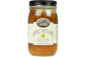 Brownwood Farms Fruit Salsa, Sweet and Fruity, Made in Small Batches, From the Great Lakes Region (Apple Riesling)