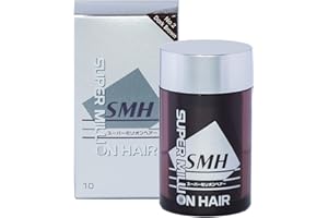 Super Million Hair Building Fibers - 10g Hair Thickener for Thinning Hair Natural Hair Powder Water Wind Sweat Proof Conceal Hair Loss in 10 Seconds for Women Men SMH-10 02