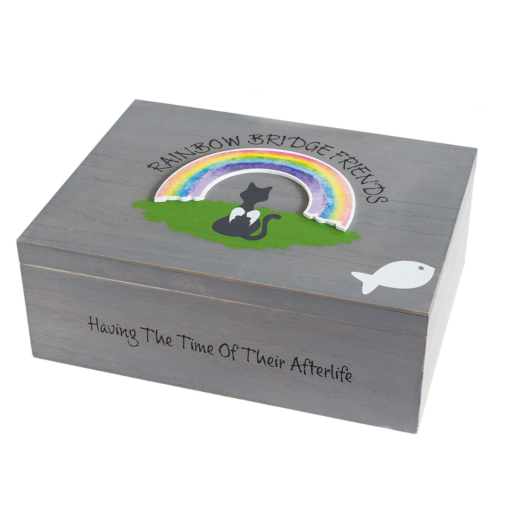 Rainbow Bridge Friends 2330 Cat Pet Memorial Pet Loss Memory Box