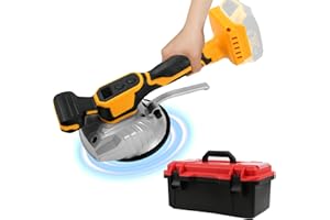F FINEC Tile Vibration Tool, Tile Vibration Machine Compatible with Dewalt 20V Battery, Automatic Tile Machine with 8 Adjustable Speed & Suction Cup & Digital Display(no battery)