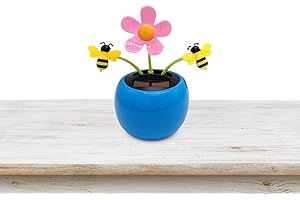 Solar Dancing Flowers - Dancing Flowers Solar Powered Car Dashboard Toy | Portable Shaking Head Car Toy, Reusable Powered Das