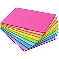 Sticky Notes 8x6 inch Bright Colors Self-Stick Pads 8 Pads/Pack 35 Sheets/Pad Total 280 Sheets