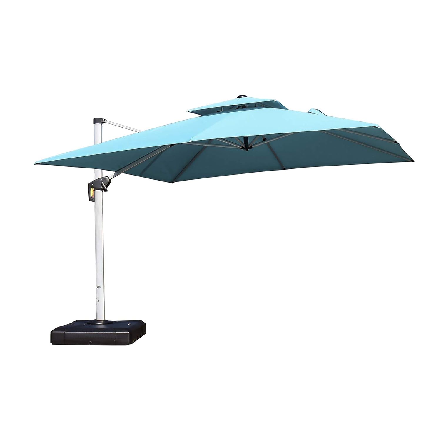PURPLE LEAF Double Top Deluxe Square Patio Umbrella