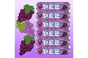 V RIVER FINN Pez Candy Refill Rolls, (25 Count) Choose Your Favorite Flavor! Fun Valentine's Day and Easter Treats, Great for Party Favors and Gifts (Grape)