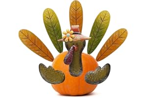 FORUP Thanksgiving Pumpkin Turkey Making Kit, Turkey Decor Kit for Autumn Fall Harvest Home Seasonal Decor