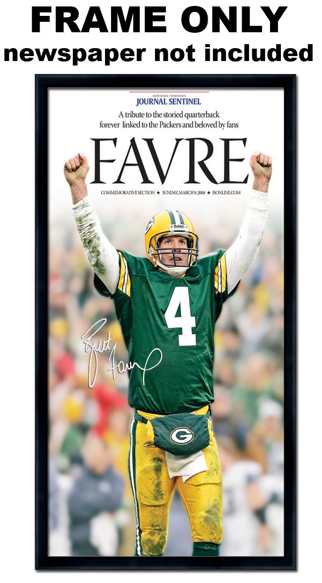 Sports Illustrated Magazine Frame With Green Bay Packers Colors Double Mat