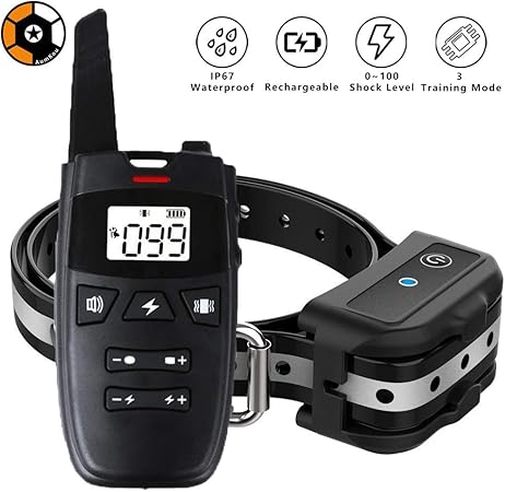 automatic bark control collar with remote