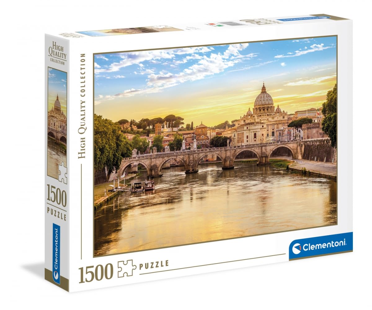 Clementoni High Qulaity Collection 31819, Rome Puzzle for Children and Adults - 1500 Pieces, Ages 10 years Plus multicoloured