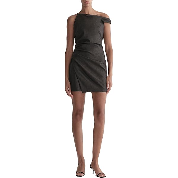 Helmut Lang Women's Scarf Hem Dress, Black, 0 at Amazon Women's Clothing  store