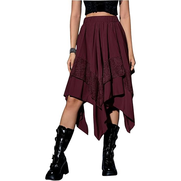 lace up tartan asymmetrical dress Irregular Plaid Lace Up One Shoulder Dress, Light Green / S (Bust 88cm) main image 1