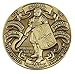 Forge Antique Finished Armor of God High Relief Challenge Coin (1 Antique Brass Coin)