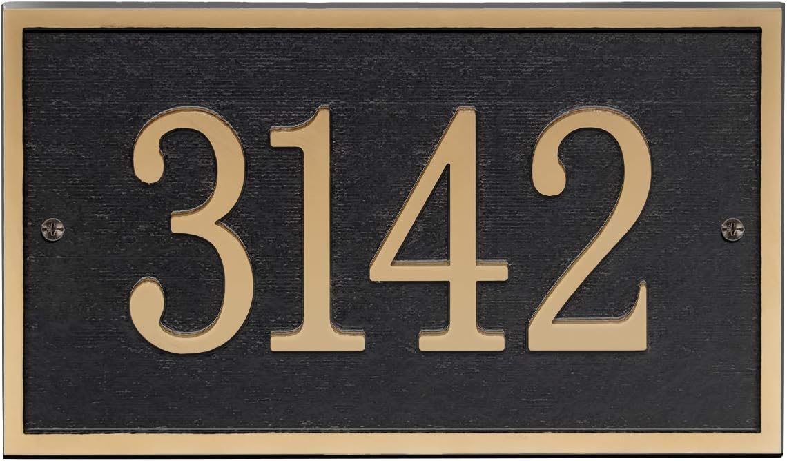 Plaques & Wall Art - Handcrafted Address Plaque - House Sign Number Wall Plaque (11