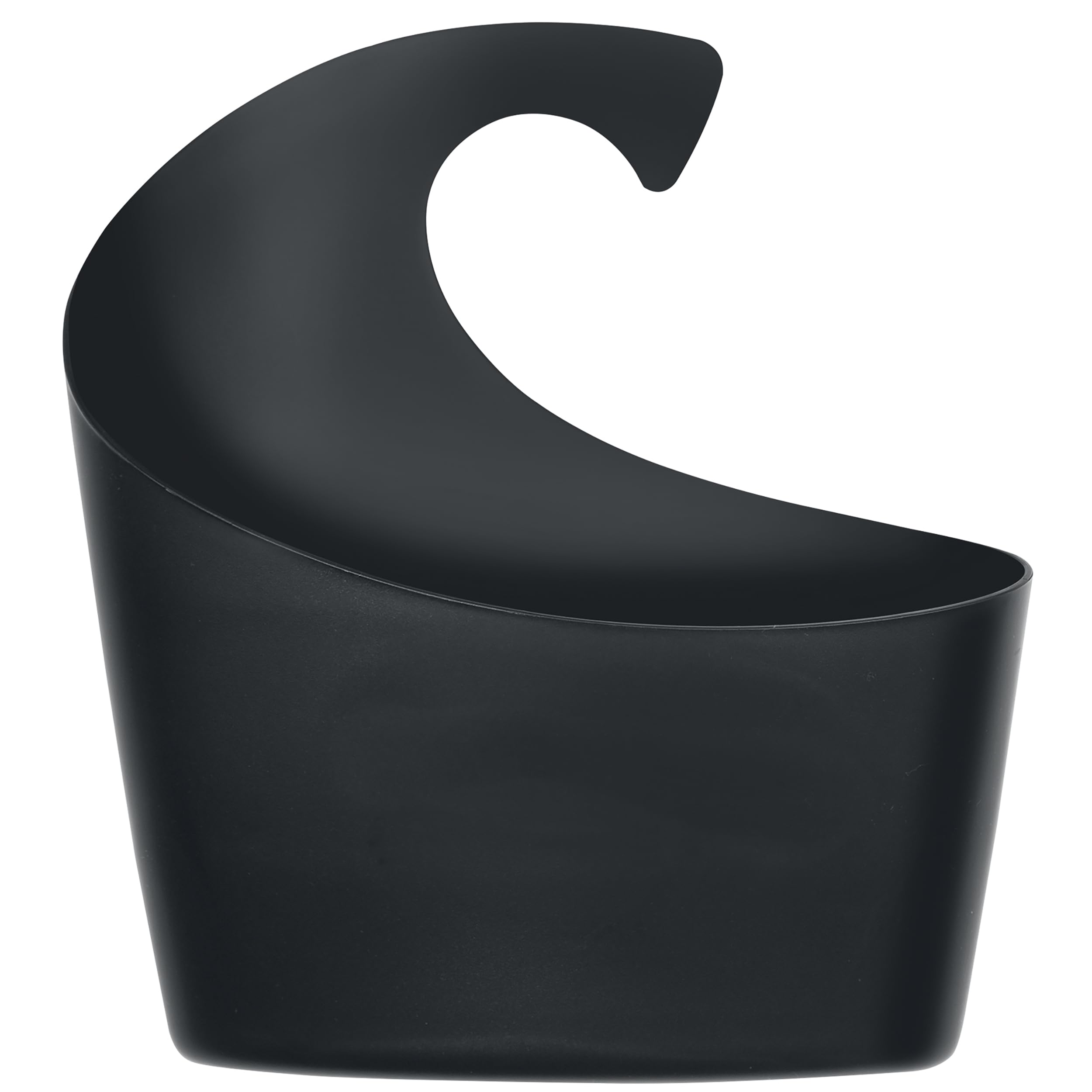 Spirella Sydney polypropylene basket, bathroom accessories, Polypropylene, Black, 30.5 x 27.5 x 10 cm