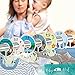 Baby Nest Designs Closet Dividers for Baby Clothes - 7X Baby Clothing Size Age Dividers from Newborn Infant to 24 Months - Woodland Animals Baby Clothes Dividers and Nursery Closet Organizer