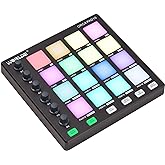 MIDI Controller Strike Pad Midi Drum Pad Drum machine Beat Maker Usb Midi Keyboard Machine 6 Assignable Knobs Note Repeat Ful