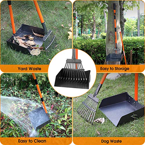 HITKYC Pooper Scooper for Large Dogs, Detachable Long Handle Bigger Dog