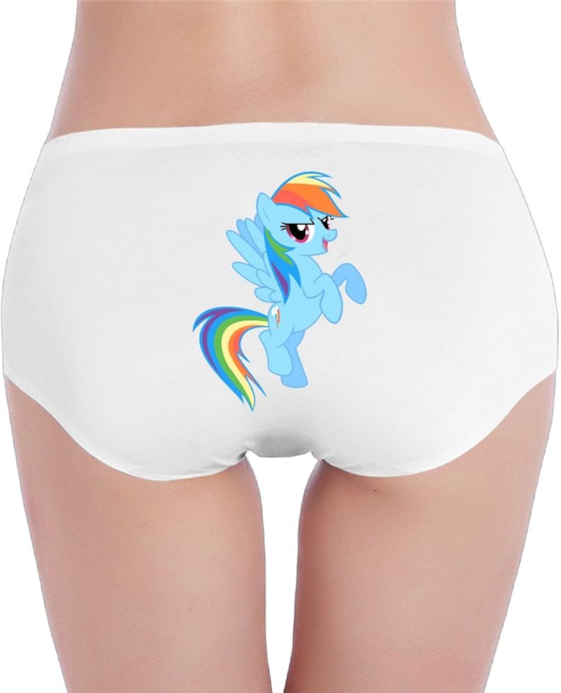 Women's Swag My Little Pony Rainbow Dash Low-Cut Cotton Brief Panties