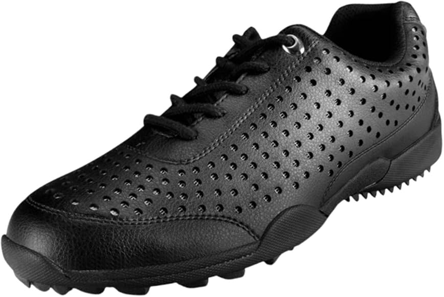 black golf shoes