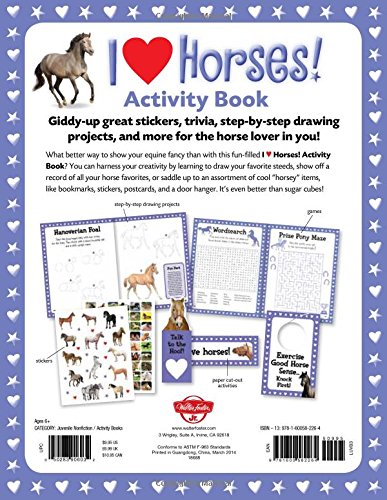 image for Walter Foster Publishing I Love Horses! Activity Book: Giddy-up great 