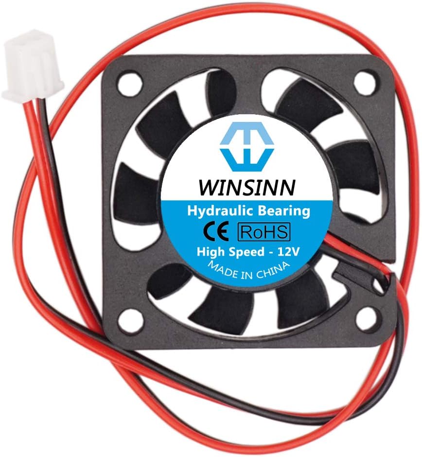 WINSINN 40mm Fan 12V Hydraulic Bearing Brushless 4010 40x10mm - High Speed (Pack of 5Pcs) - Image 3