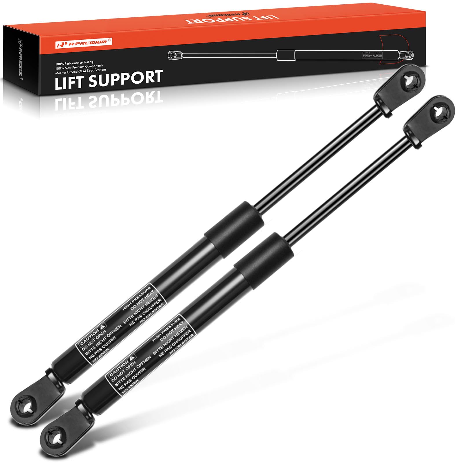 Photo 1 of A-Premium Rear Trunk Lift Supports Shock Struts Compatible with Select Honda Models - Civic 1992-1996 Sedan, Accord 1994-1996 Sedan - Replace# 74820SV4003, 74820SV4013(2PC Set)
