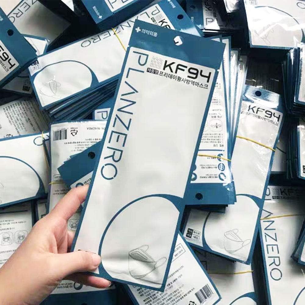 Haotone KF94 Face Mask Adaptable Nose Bar 4-Layer Protective Face Mask Against Droplet Dust Particles Completed Delivery completed in 3-5 days(6 pieces)