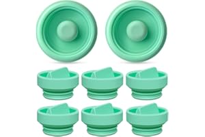 TB Tbuymax 2pc Diaphragm and 6pc Duckbill Valves Compatible with Elvie Stride Breast Pump Parts, Replace for Elvie Stride Pump Not Original Pump Seals Membrane Accessories