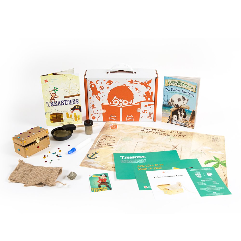 Fat Brain Toys Surprise Ride - Paint a Pirate's Chest Activity Kit