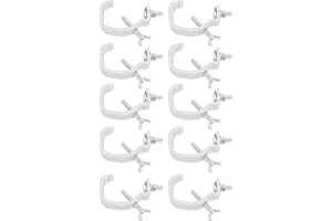 Xiuganpo Stage Lamp Hooks Easy Installation Safe 10pcs Cast Aluminum Anti Slip Stage Light Clamp/Holder for Par Light